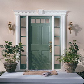 Focal Point | 90in H x 47-1/2in W | Primed White Polyurethane | Door Surround