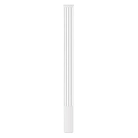 Focal Point | 6in W x 90in H | Primed White Polyurethane | Pilaster