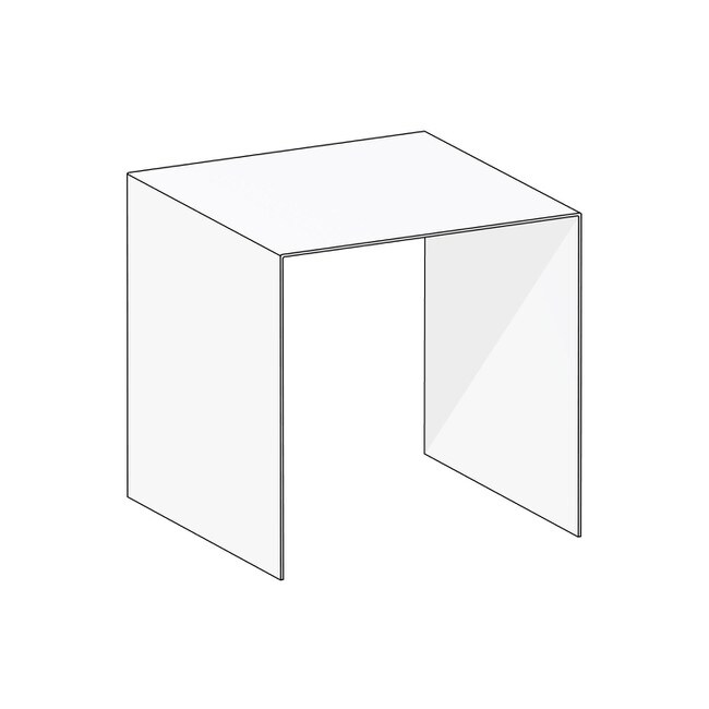 Clear Acrylic Riser 3" Sq