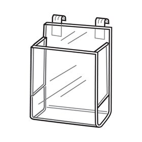 Gridwall Brochure Holder 4x9" Brochures