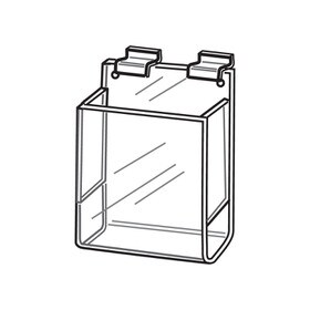 Slatwall Brochure Holder 4x9" Brochures