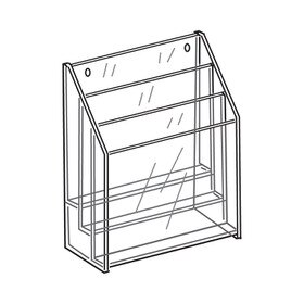 3-Tier Literature Holder