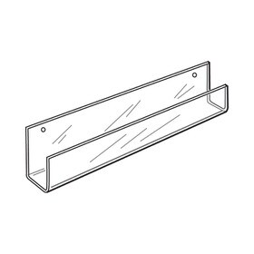 Screw Mount Card Rack Open 47 3/4"W