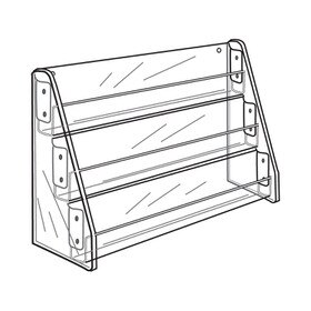 Tiered Card Rack