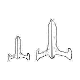 Clear Acrylic Classic Style Easel