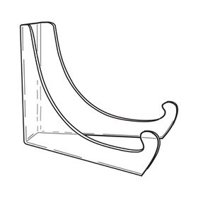 Acrylic Bowl Easel 4 1/2"H