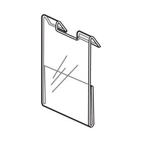 Slatwall Economy Signholder 8 1/2"W X 11"H