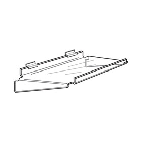 Slatwall Display Shelf W/ Brace