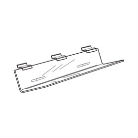 Slatwall Cd Shelf 23 3/4"L X 4"D Open End