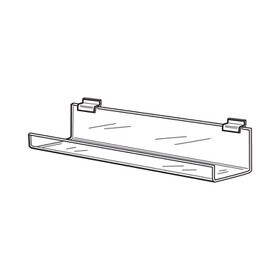 Large Slatwall Shelf 24 3/4"W X 5 1/4"D