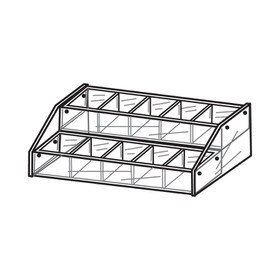 Tiered Countertop Display