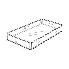 Acrylic Economy Tray 10"W X 8"D X 1 1/4"H