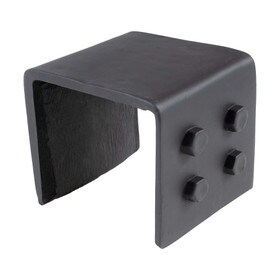 Industrial Bolt Head Bracket for 6" W x 6" H Faux Wood Beams | Artisan Beam Collection