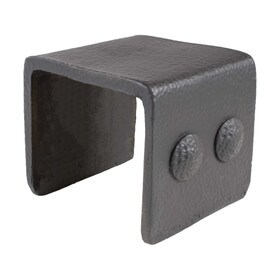 Round Nail Head Bracket for 6" W x 6" H Faux Wood Beams | Artisan Beam Collection