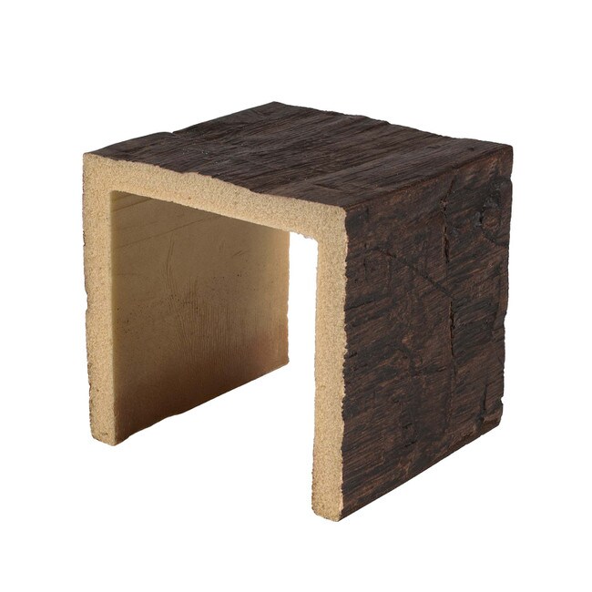 6" W x 6" H | Hand Hewn Faux Wood Beam Kit with Strap | 16 Ft. Nominal Length