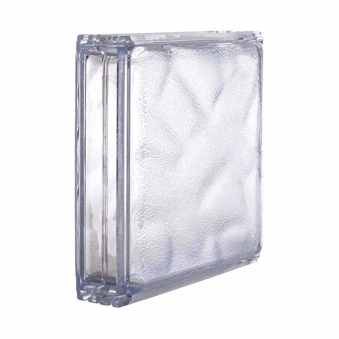 Classic Frosted Glacier Pattern | Interlocking Acrylic Block (Clips Needed)