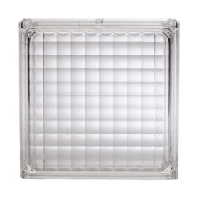 Classic Cross Ribbed Alternating Pattern | Interlocking Acrylic Block (Clips Needed)