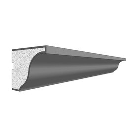 3" High x 3-3/4" Deep Acrocore EPS Cornice Moulding 8' Length