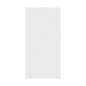 4ft x 8ft | Floral Fan Frosted | Clear Acrylic Panel
