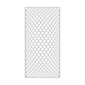 4ft x 8ft | Optical Bulge Frosted | Clear Acrylic Panel