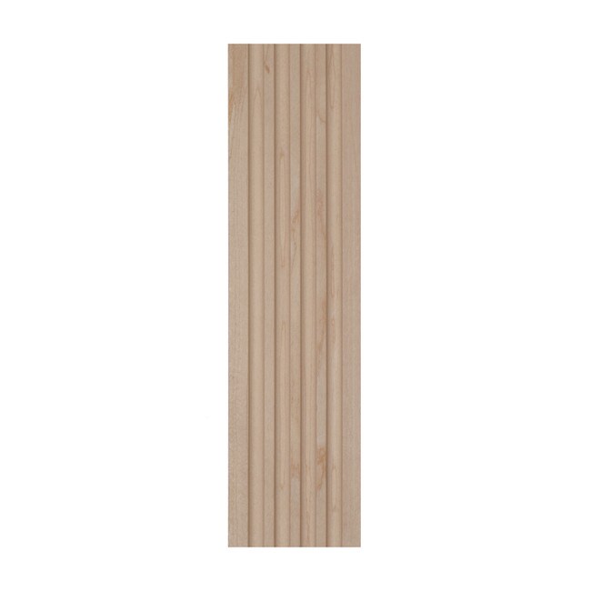 3-1/4in H Unfinished Embossed Wood Panel Moulding | 8ft Long