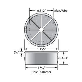 All Fit Bushing for Wire