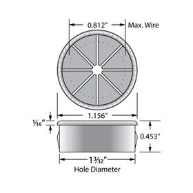 All Fit Bushing for Wire