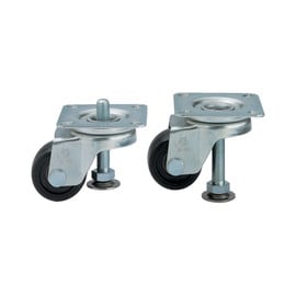 Caster with Leveling Glide