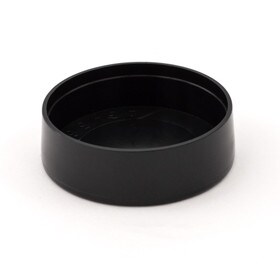 2in Dia | Black Low Density Polyethylene | Outside End Cap for Tubing
