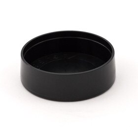 2in Dia | Black Low Density Polyethylene | Outside End Cap for Tubing