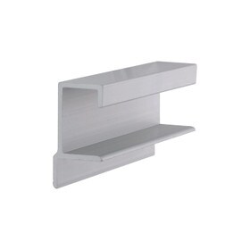 Satin Finish Drawer Pull W/2 Punch Holes 3 7/8" Long