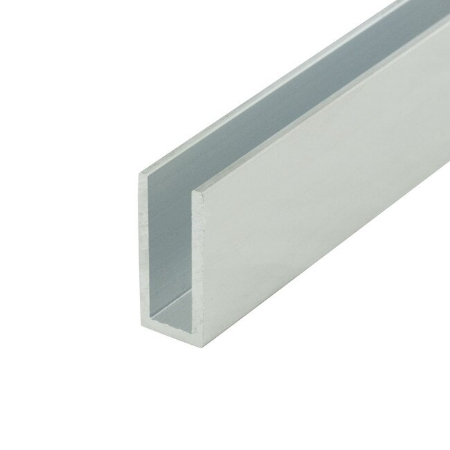 Extruded Aluminum U Channel 9/32in