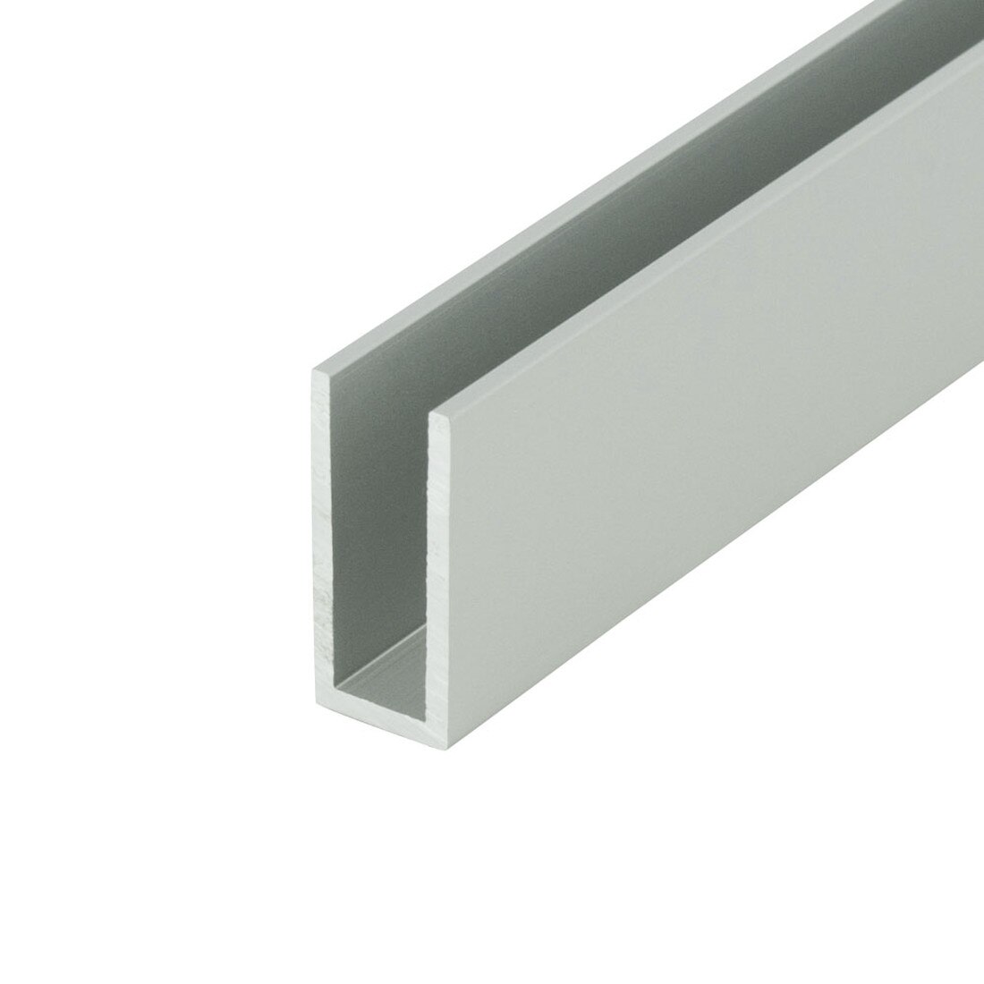 9/32in | Clear Anodized (Satin) Finish | Aluminum U Channel Moulding