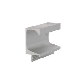 Clear Anodized | Satin Finish | Extruded Continuous Drawer Pull | ALU126-S