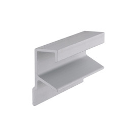 Clear Anodized | Satin Finish | Extruded Continuous Drawer Pull | ALU1414-S
