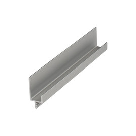 Clear Anodized | Satin Finish | Extruded Continuous Drawer Pull | ALU1510-S