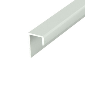 1/2in Clear Anodized (Satin) Finish | Aluminum Cap Moulding | 12ft Length