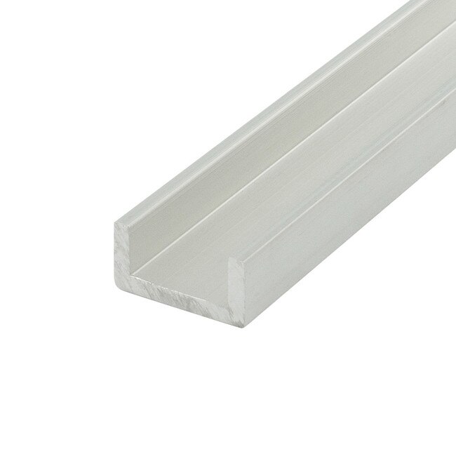 Extruded Aluminum U Channel 3/4in