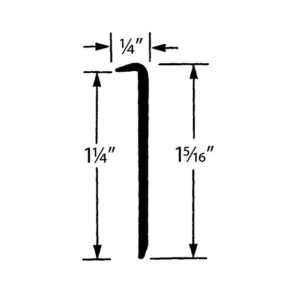 1-5/16in W | Aluminum | Overlap Face Nosing with Countersunk Holes
