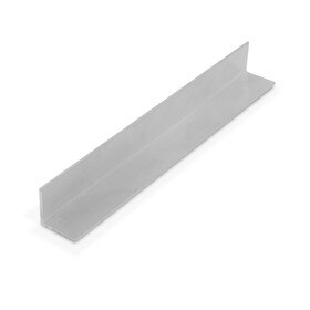 3/4in x 3/4in x 1/16in Thick | Mill Finish Aluminum Even Leg | 90° Angle Moulding | 12ft Length