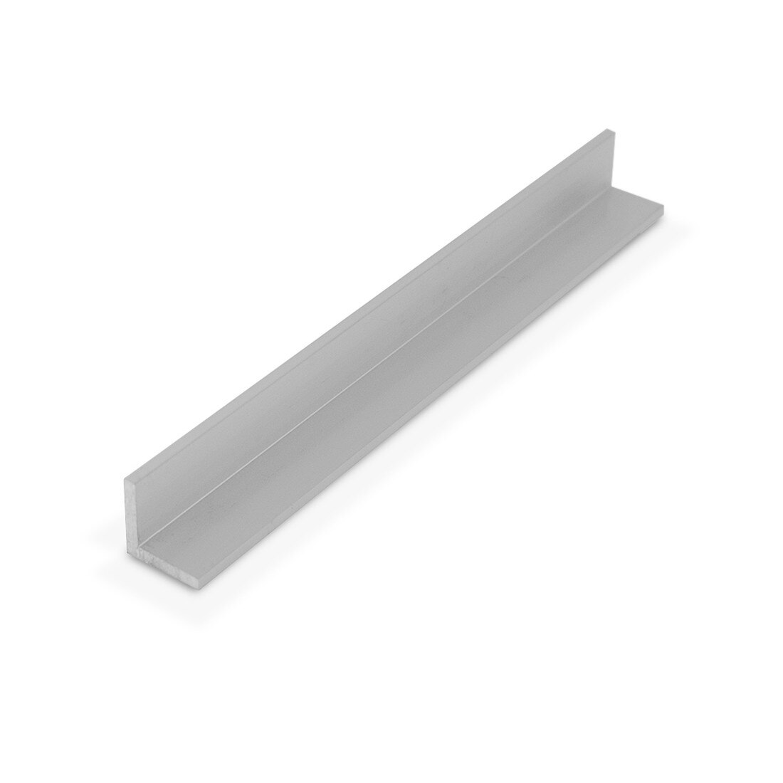 3/4in x 3/4in x 1/8in Thick | Mill Finish Aluminum Even Leg | 90° Angle Moulding