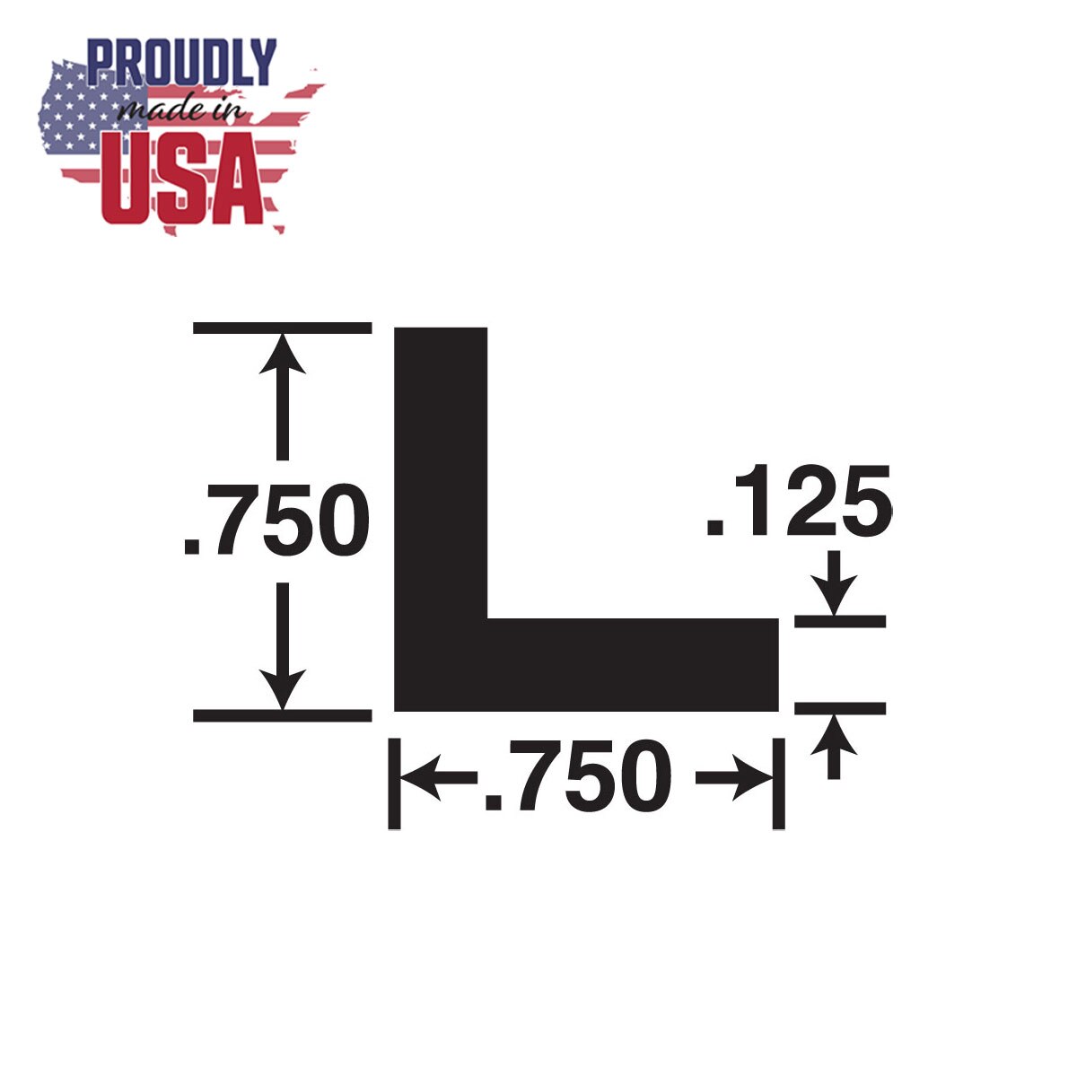 thumbnail image 2 of 5" X 1-3/4" X 36" Steel Channel Iron – 0.19" Thick Web, Approx 6.7 Lbs – Unbranded 2 of 3