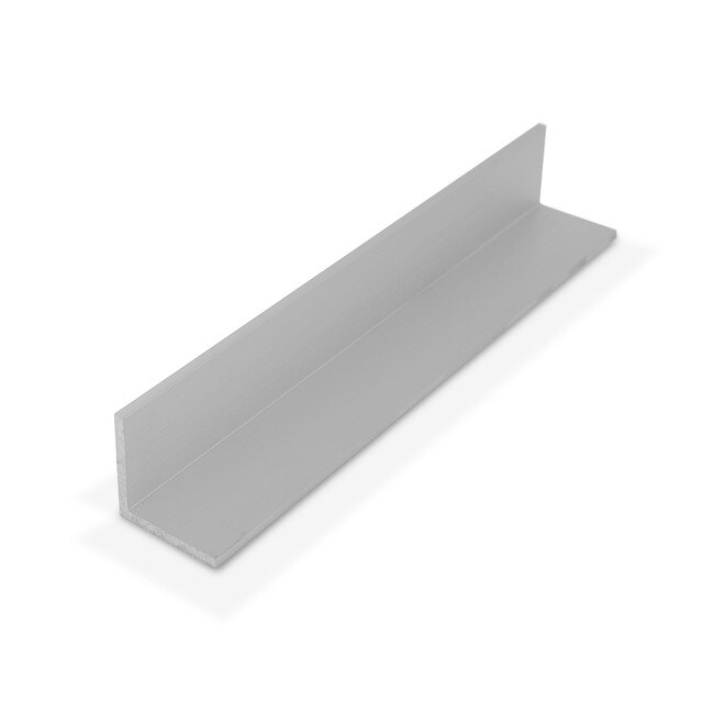1-1/4in x 1-1/4in x 1/8in Thick | Mill Finish Aluminum Even Leg | 90° Angle Moulding