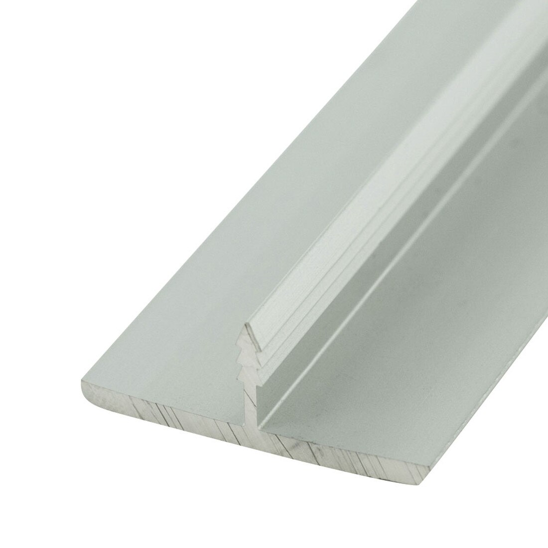 1-1/4in Flat Aluminum | Center Barb Tee Moulding