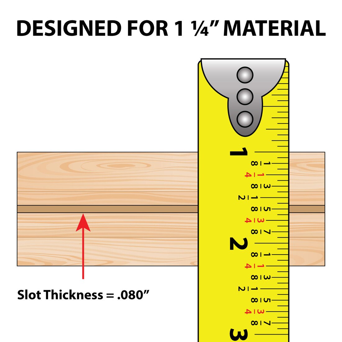 1-1/4in Flat Aluminum | Center Barb Tee Moulding