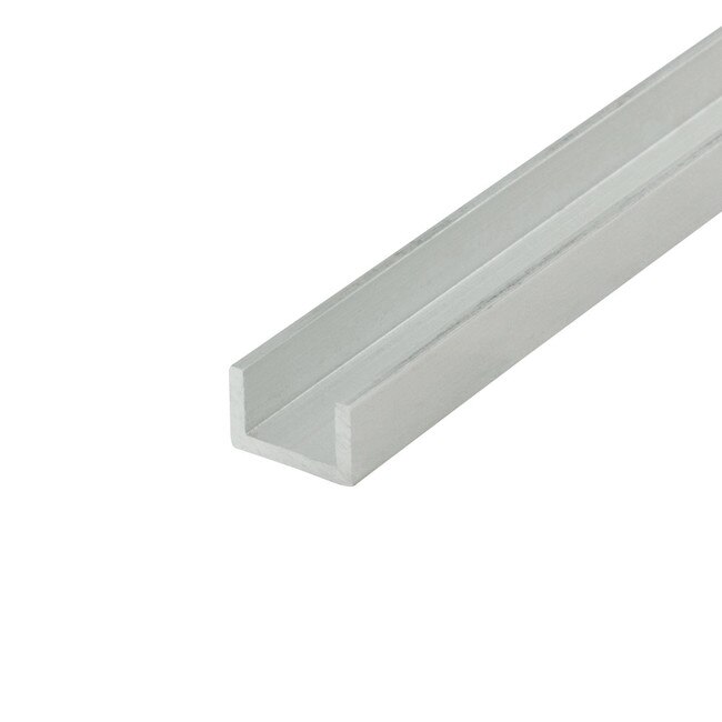 Extruded Aluminum U Channel 3/8in