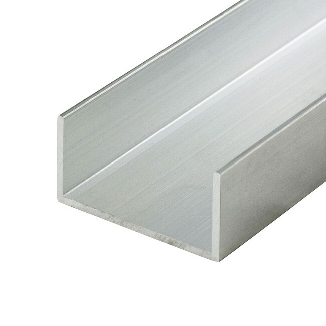 Extruded Aluminum U Channel 13/8in