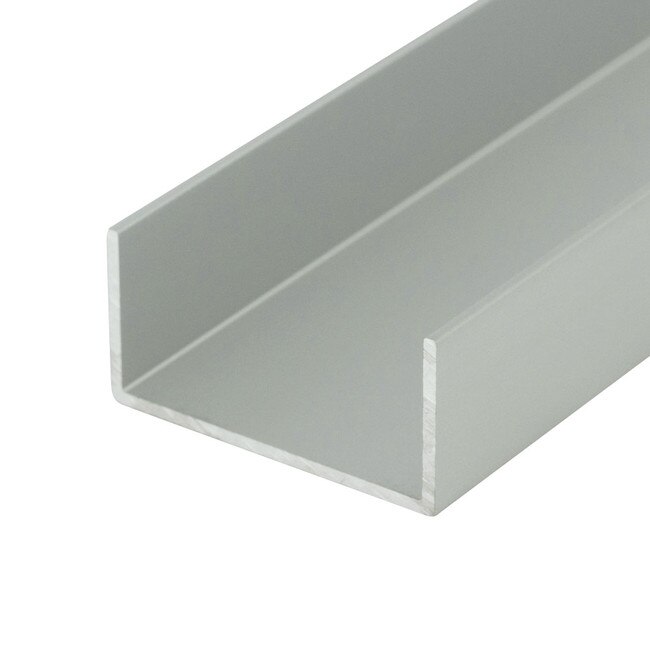 Extruded Aluminum U Channel 13/8in