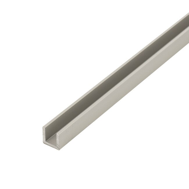 Extruded Aluminum U Channel 1/4in