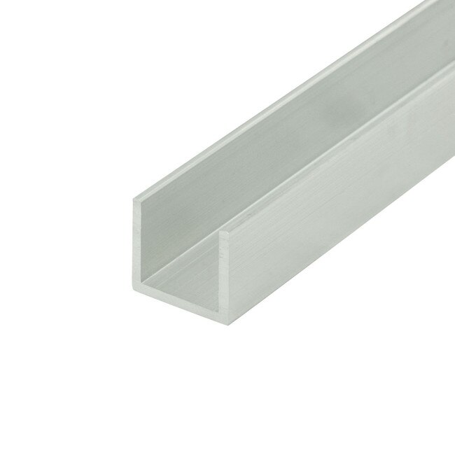 Extruded Aluminum U Channel 1/2in